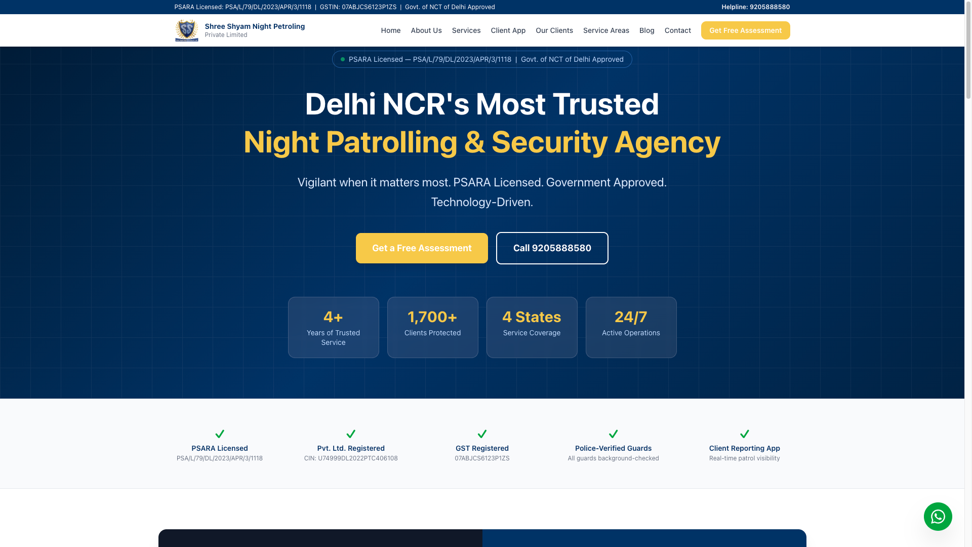 Corporate website — ssnight.com